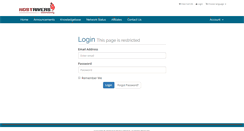 Desktop Screenshot of clients.hostrivers.com